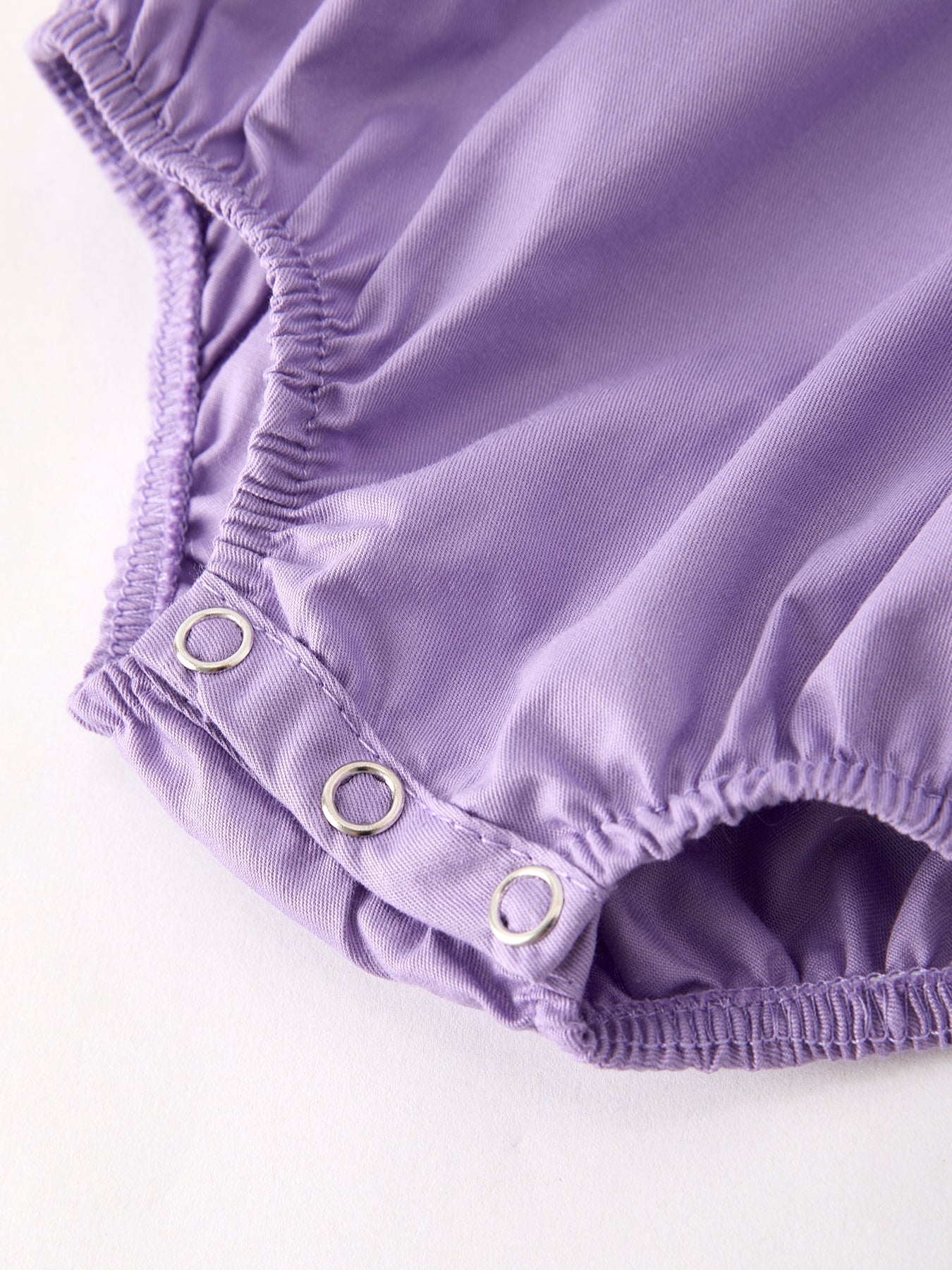 Purple Halloween Smock Embroidery Baby Girl Romper - Abbies Place