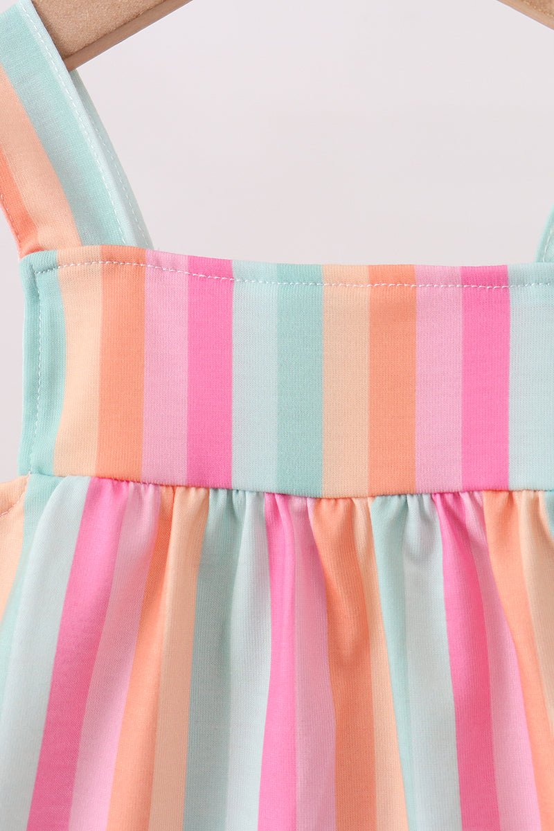 Rainbow Stripe Bloomer Set - Abbies Place