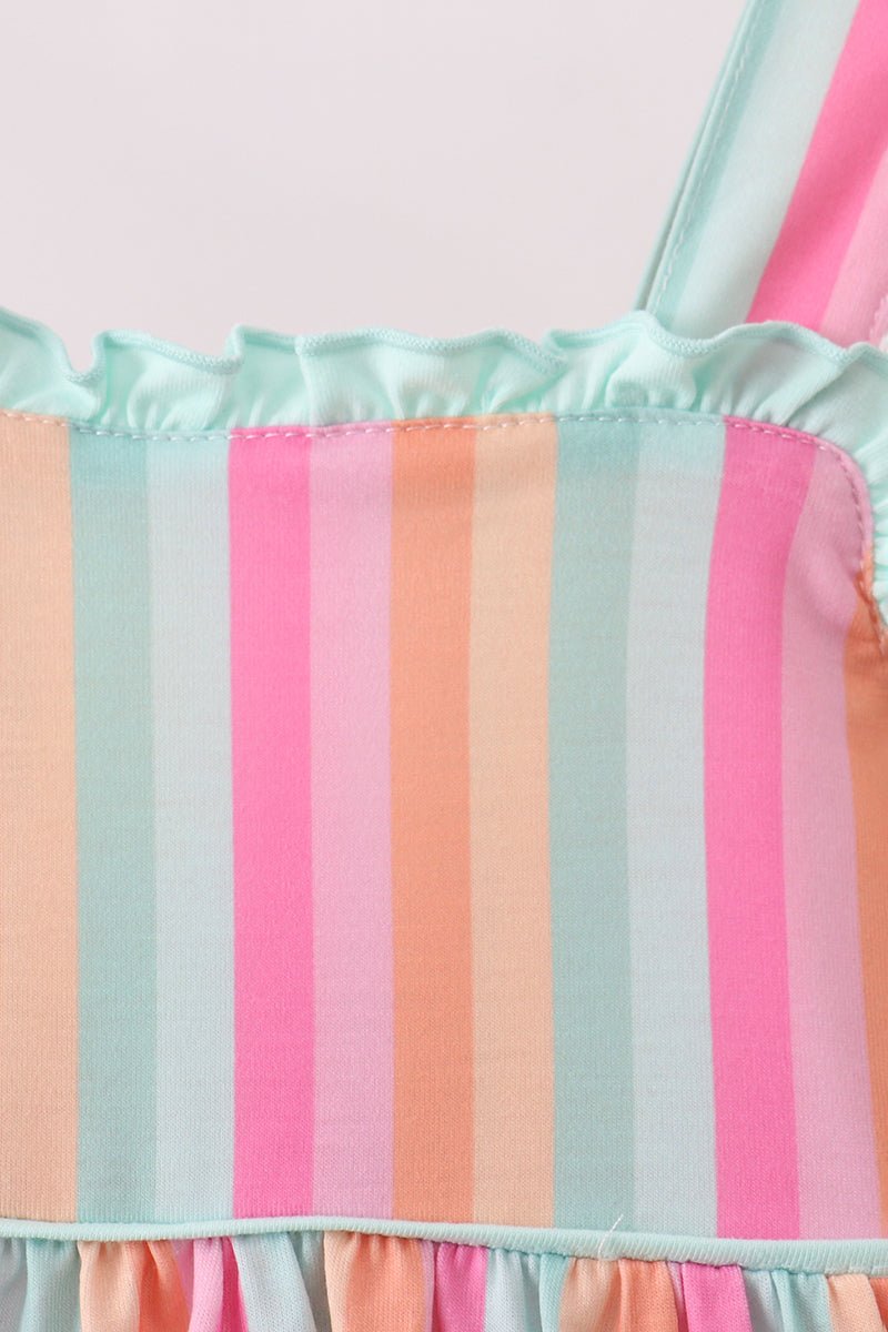 Rainbow Stripe Dress - Abbies Place