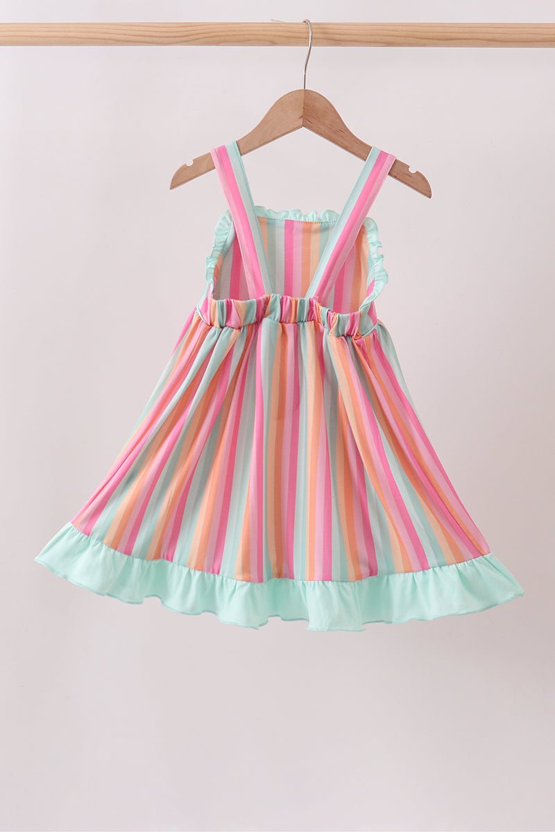 Rainbow Stripe Dress - Abbies Place