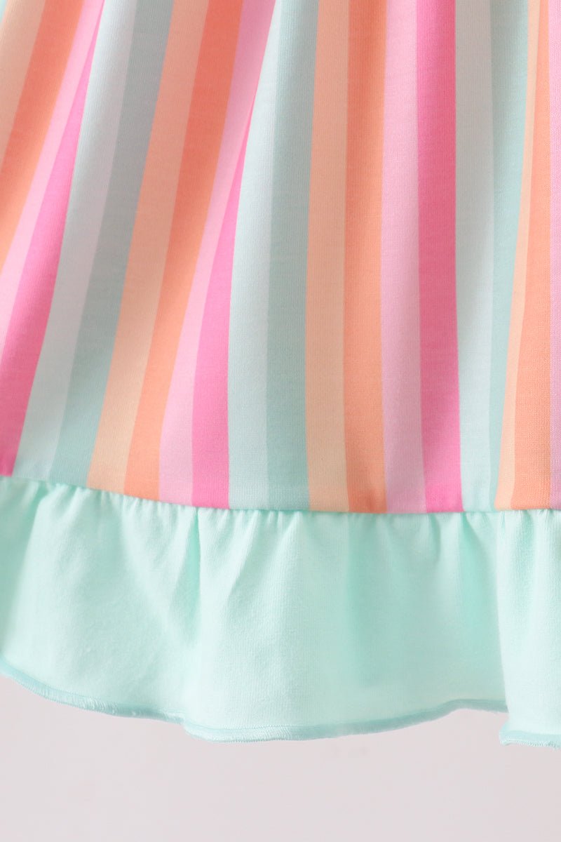 Rainbow Stripe Dress - Abbies Place
