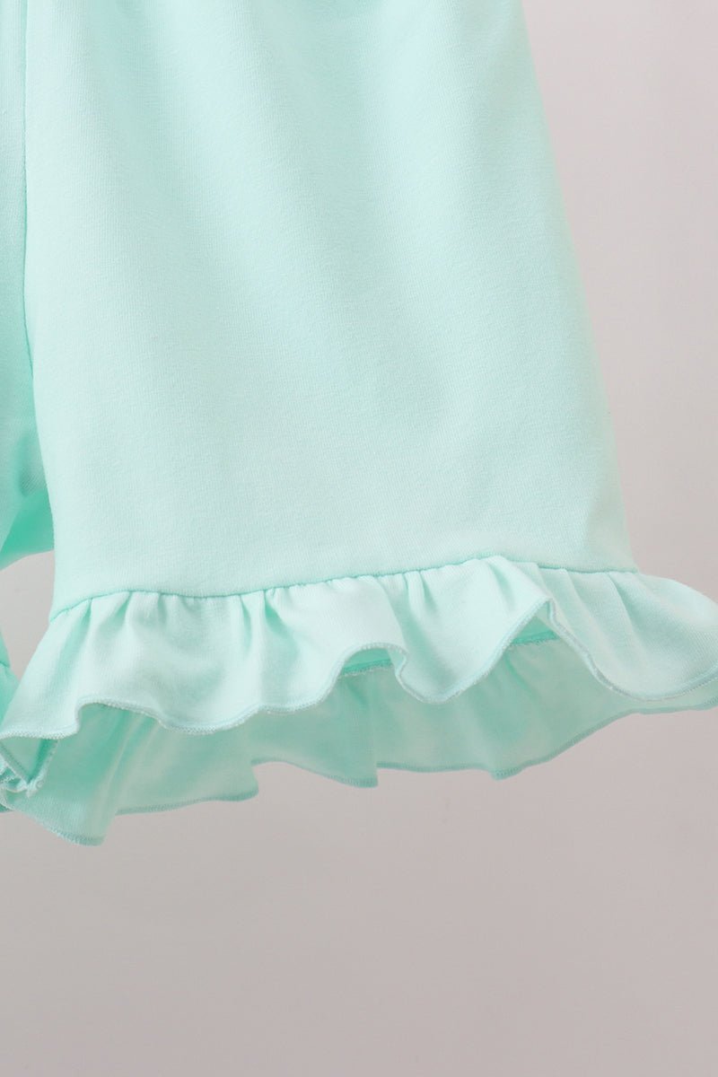 Rainbow Stripe Ruffle Set - Abbies Place