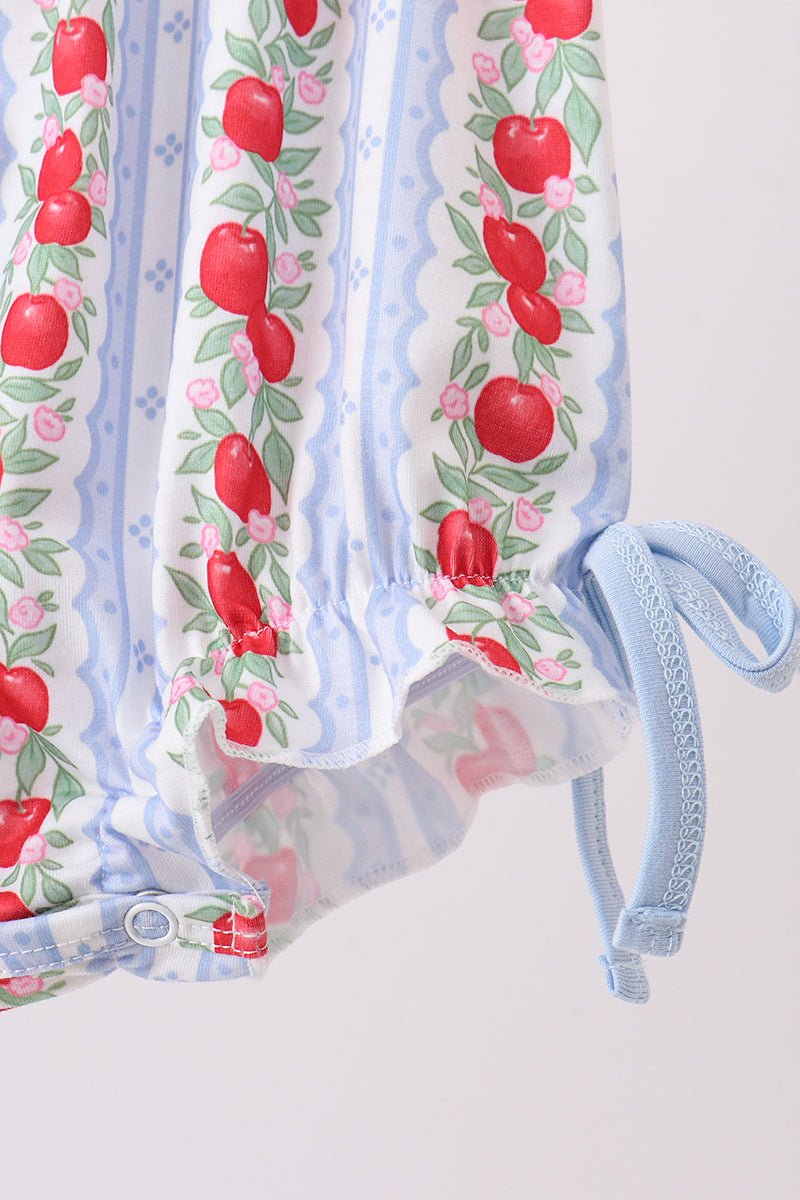 Red Apple Applique Bubble - Abbies Place