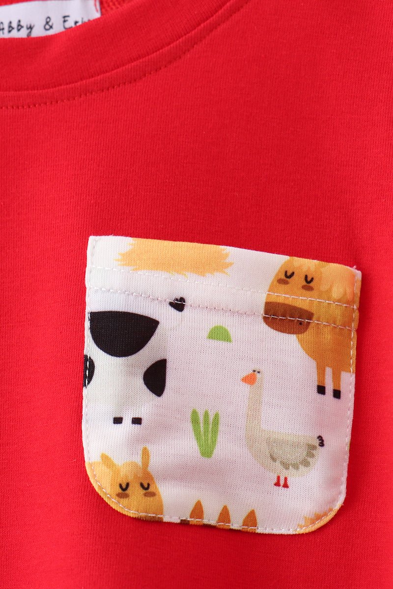 Red Farm Animal Set - Abbies Place