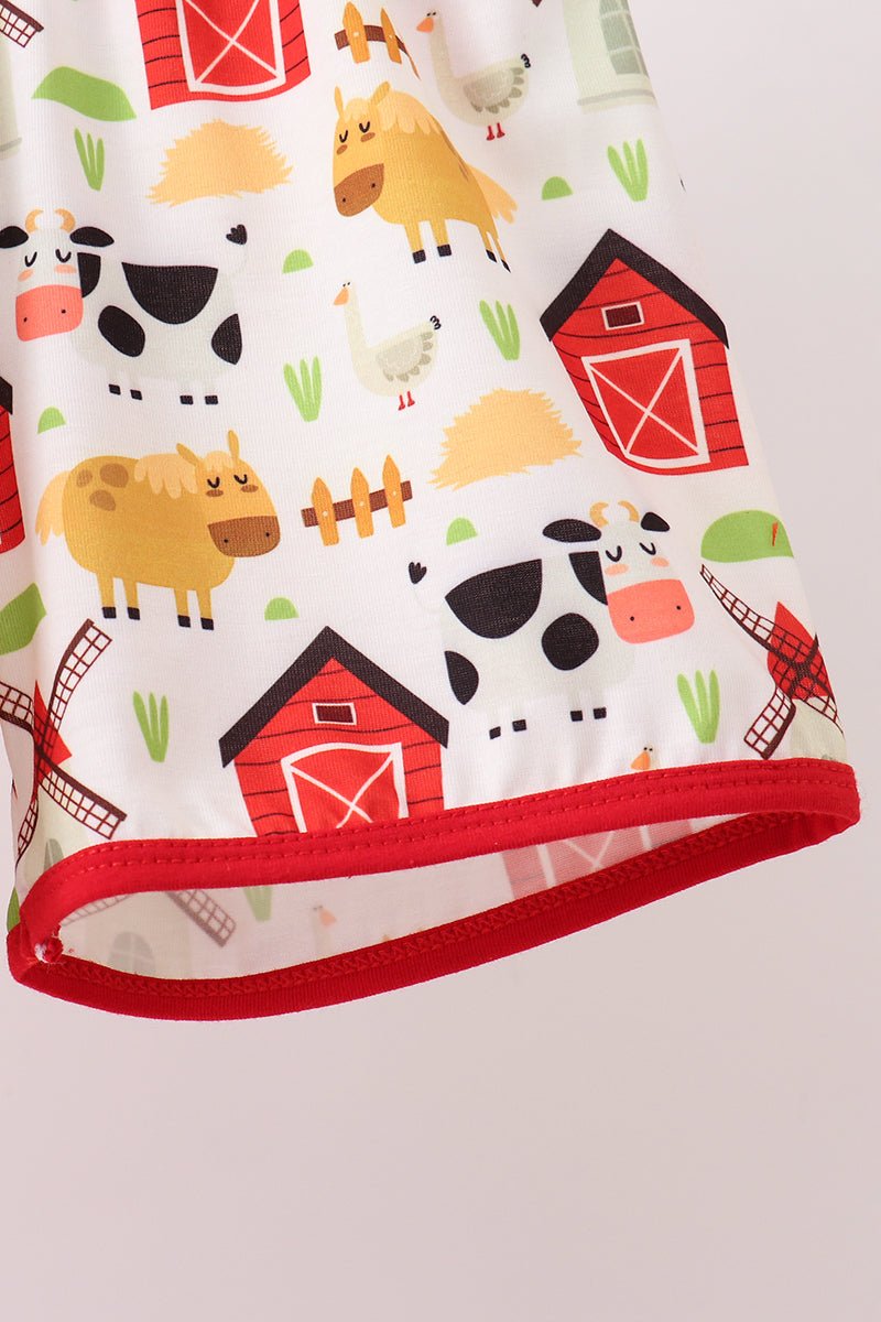 Red Farm Animal Set - Abbies Place
