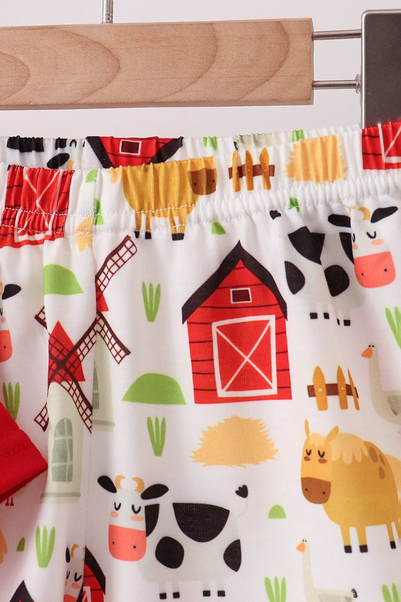Red Farm Animal Set - Abbies Place