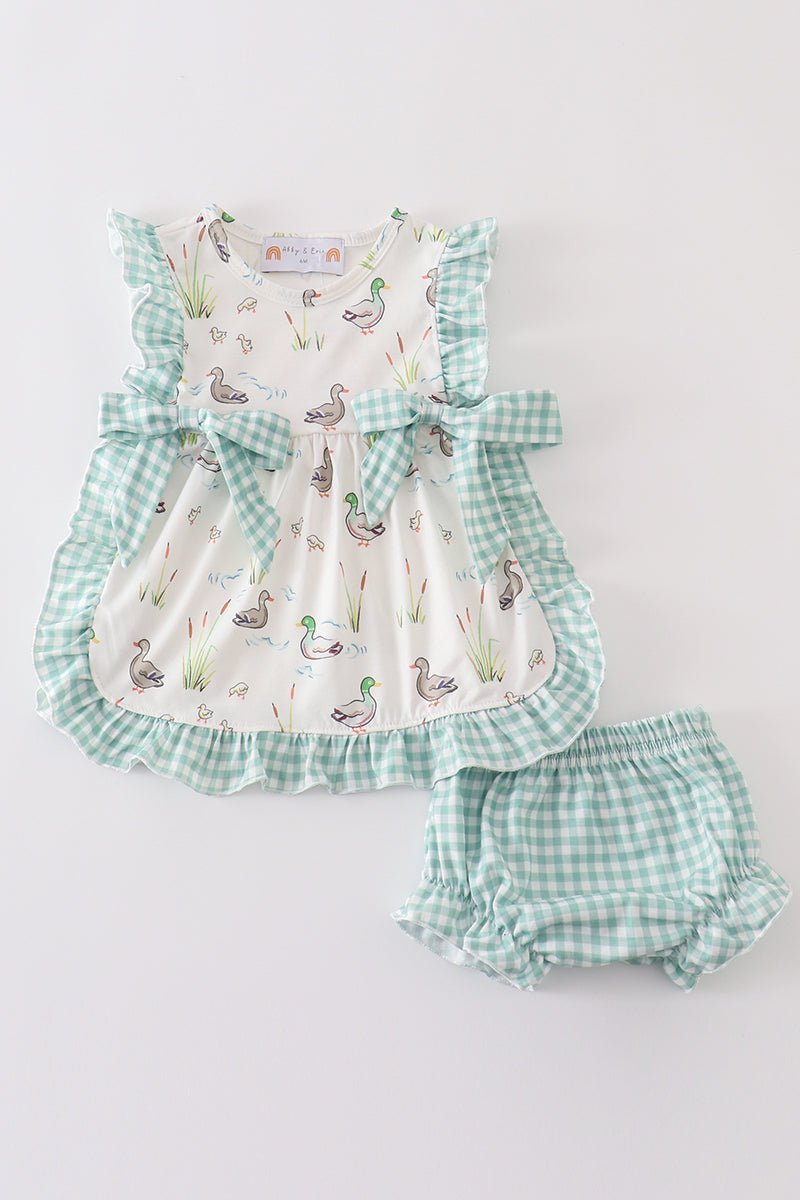 Sage Mallard Bloomer Set - Abbies Place