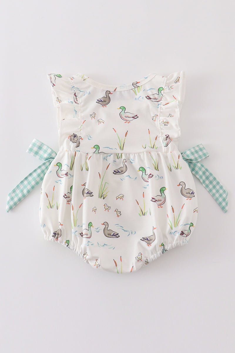 Sage Mallard Floral Bubble - Abbies Place