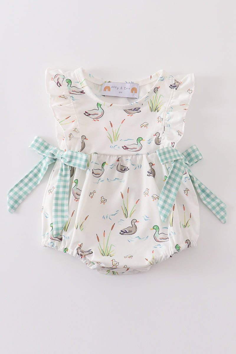 Sage Mallard Floral Bubble - Abbies Place