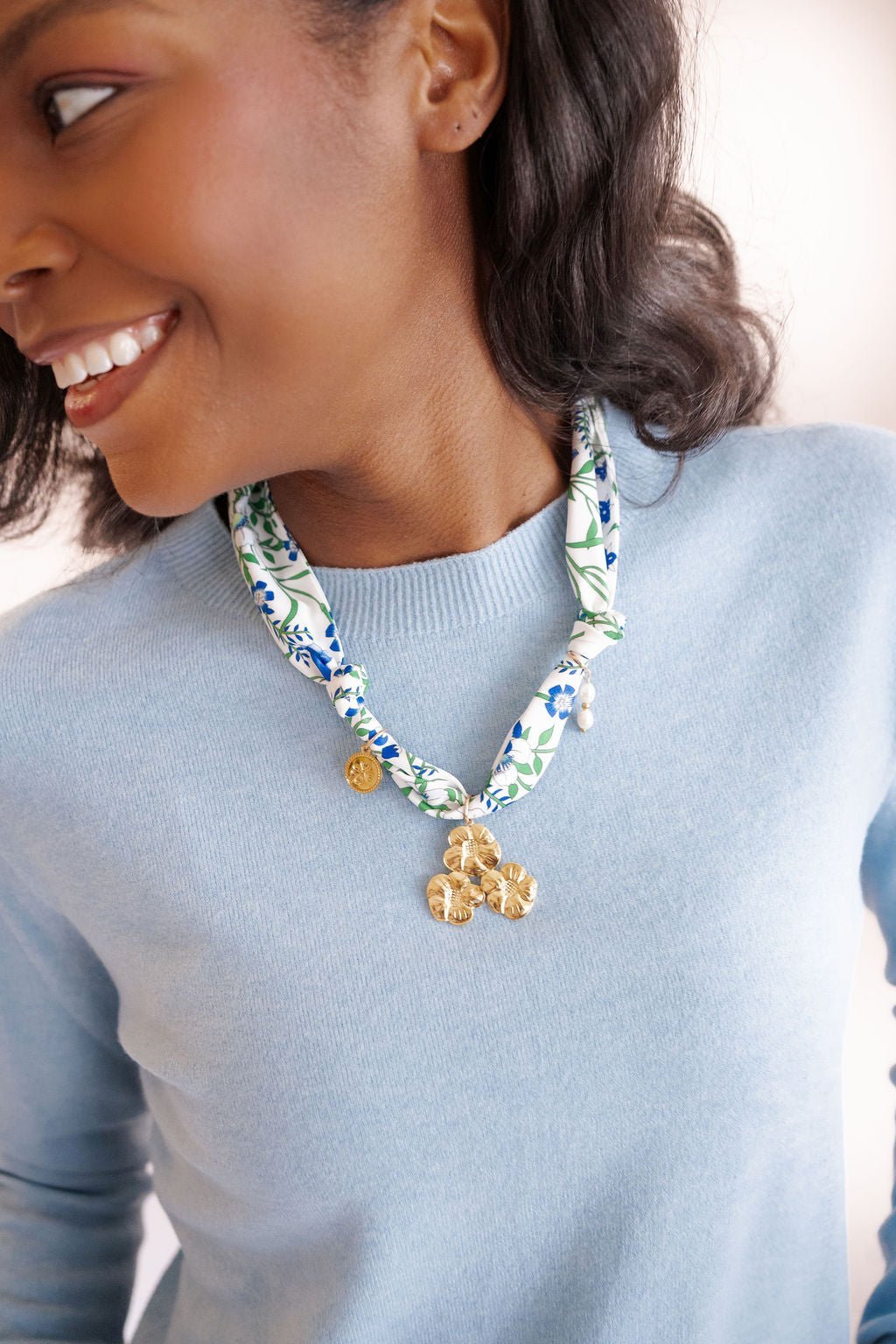 Scarf Charm Necklaces - Spring Collection - Abbies Place