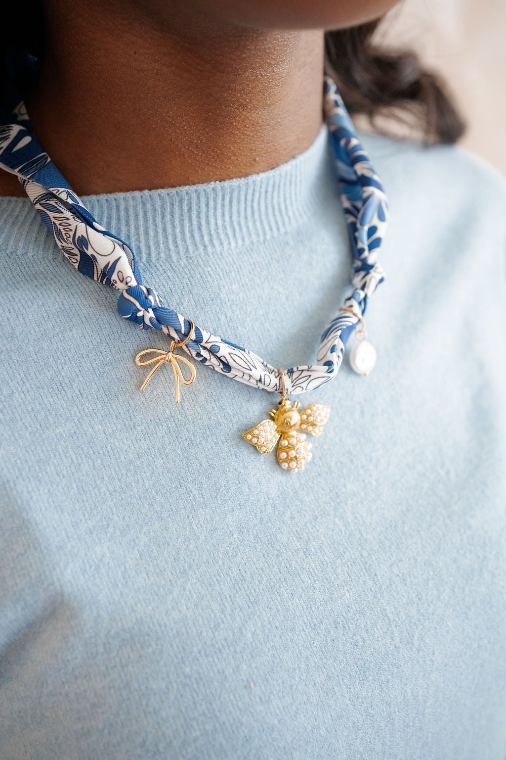 Scarf Charm Necklaces - Spring Collection - Abbies Place