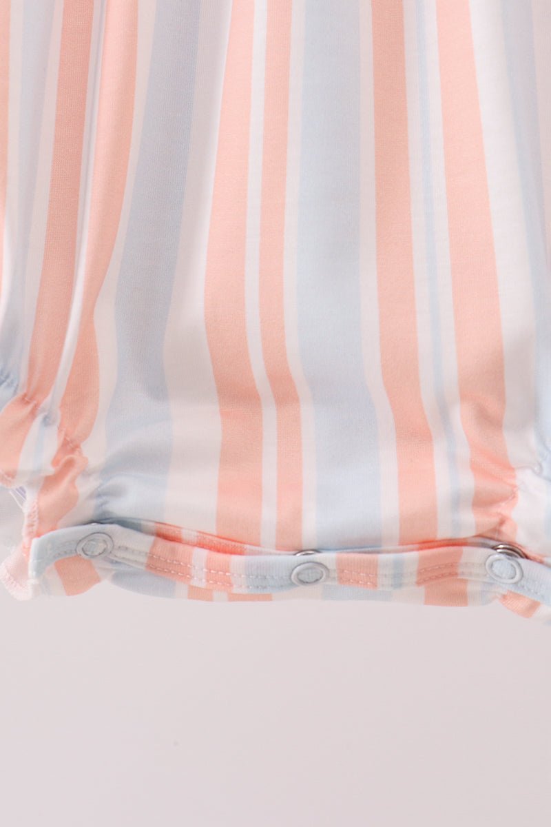 Seashell Stripe Appliqué Bubble - Abbies Place
