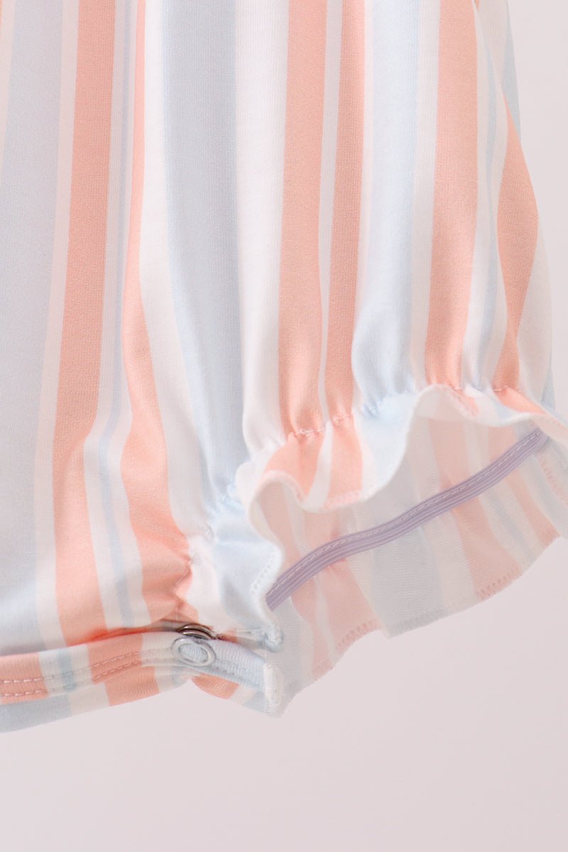 Seashell Stripe Appliqué Bubble - Abbies Place
