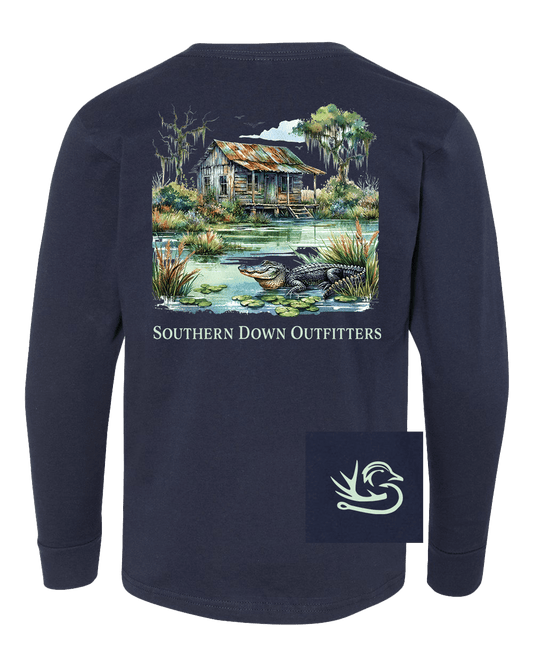 Swamp Shack Youth LS Tee - Abbies Place