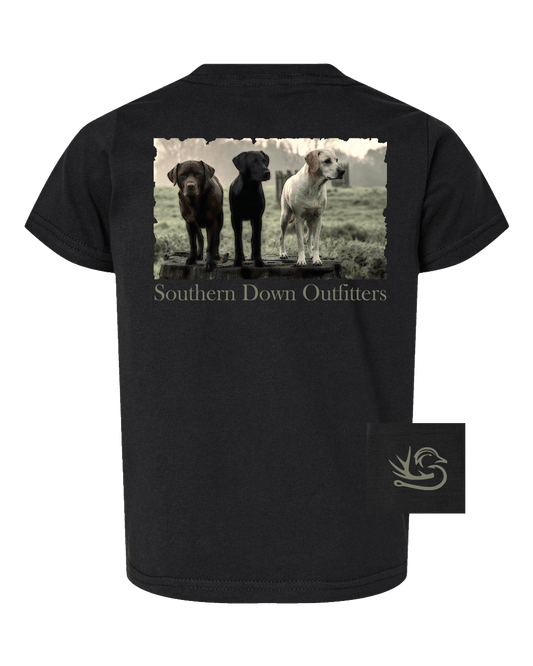 Three Dogs Toddler Tee - Abbies Place