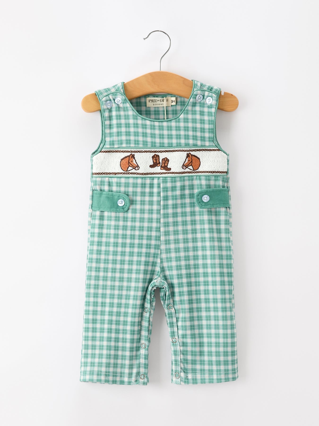 Western Plaid Horse Boy JonJon - Abbies Place
